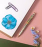 Summer Flowers Sticker Set Zinnia, Cosmo, Poppy & Anemone Botanical Sticker Hand - Image 5