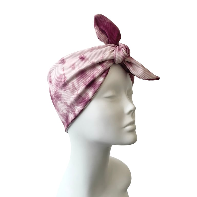 Headband for Women, Tie Dye Top Knot Headband, Ribbed Wide Fashion Headband Gift