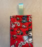 Alice in Wonderland Handmade Quilted Bookmark with Ribbon - Image 4