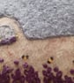 Handmade Felt Embroidered Lavender Cottage - Image 3
