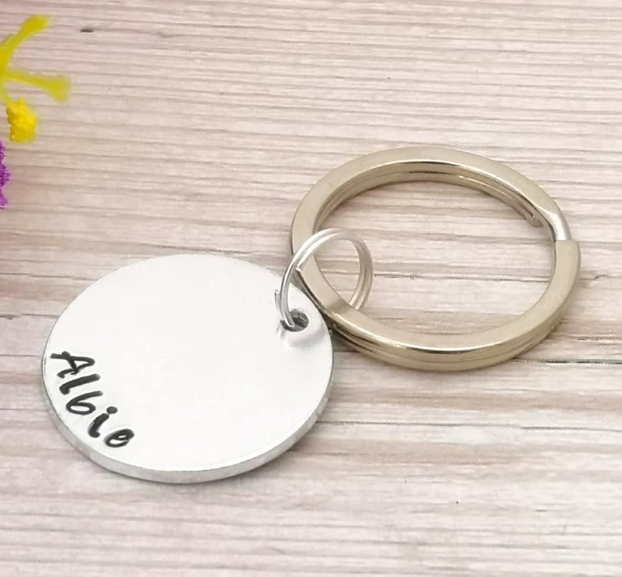 Personalised Keyring - Name Keychain - Small Gifts - Memorial Keyring - Gifts