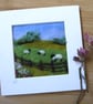 Needle Felted Countryside Original Art by Lyn