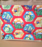Dinosaurs in Hexagons Small Jute Bag - Image 4