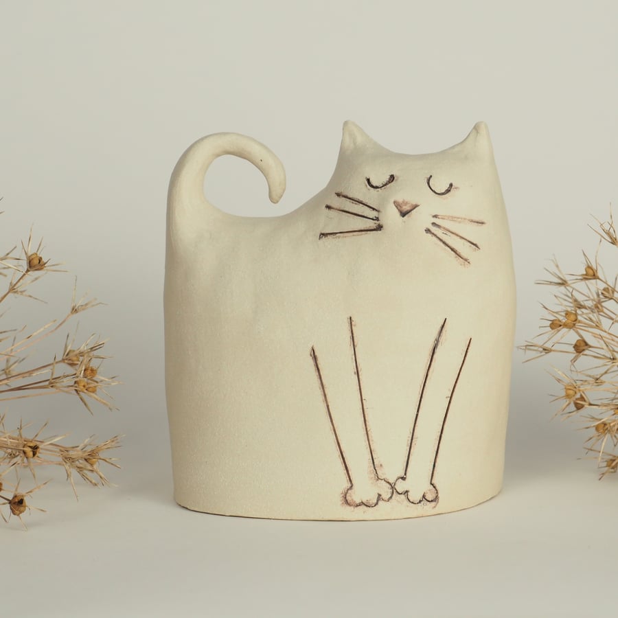 Ceramic Cat  no.9