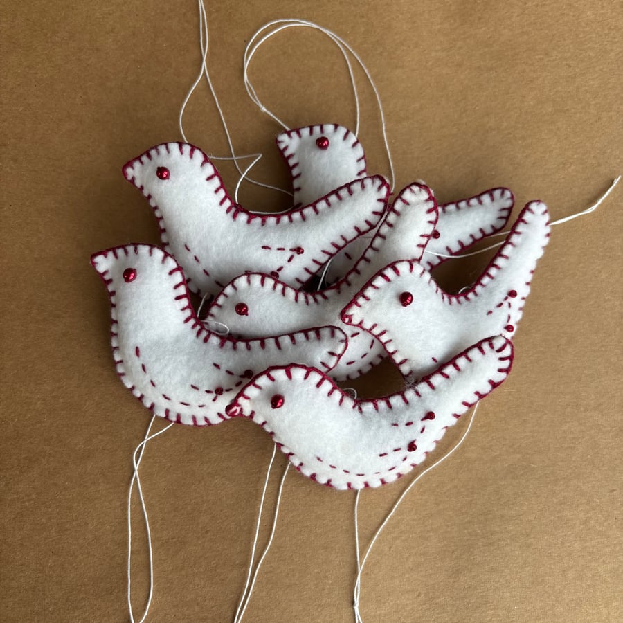 Felt Bird Decoration