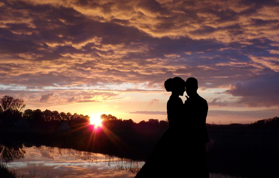 Romantic Couple Card A5 