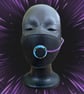Black SIP valve cap with purple keeper - Image 1