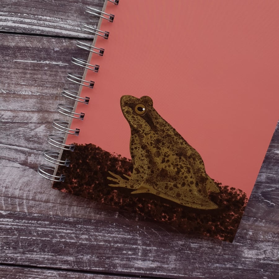 Frog A6 Wire Bound Notebook
