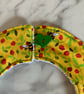 Bib with bumble bees and strawberries - toddler size - Image 3