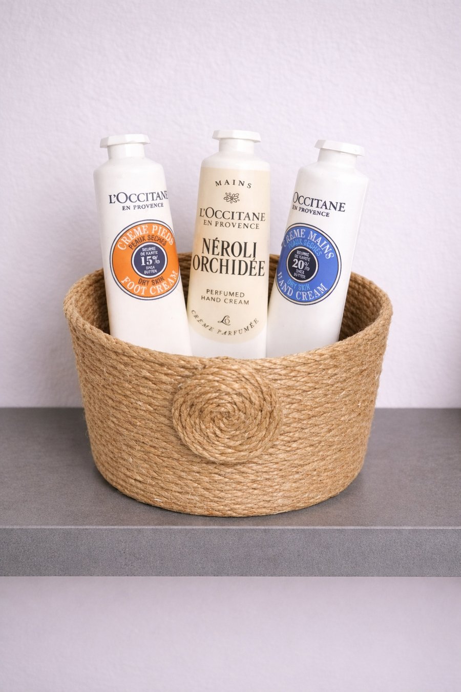  Rustic Storage Pots, UK Handmade  Twine Organiser.