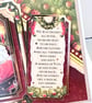 Christmas Card, Santa Twas the Night Before Xmas Story, 3D Keepsake Card - Image 3
