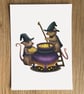 Spooky Creatures A6 Post Card (White Background) - Image 10
