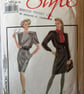 A sewing pattern for a misses' dress in size 10 - 12 (Style 1479)