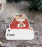Cat Christmas Stick On Gift Labels - Adhesive Gift Tag Stickers - Monty & Mabel - Image 6