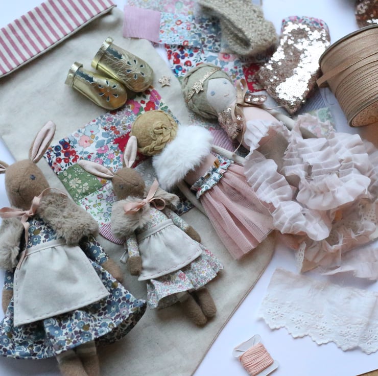 Heirloom Baby Bunny - Folksy