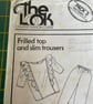 Frilled Top Shorts and Knickerbockers The Look Sewing Patterns Size 8 to 16 - Image 2