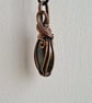 Multicoloured Natural Labradorite Copper Necklace Pendant Gift Crystal Jewellery - Image 6