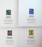 Set of 4 blank greetings cards featuring trees - Image 4
