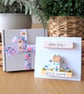 New Job Card With Removable Wooden Cottage Gift