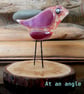 Artist made Fused Glass Little Bird. - Image 3