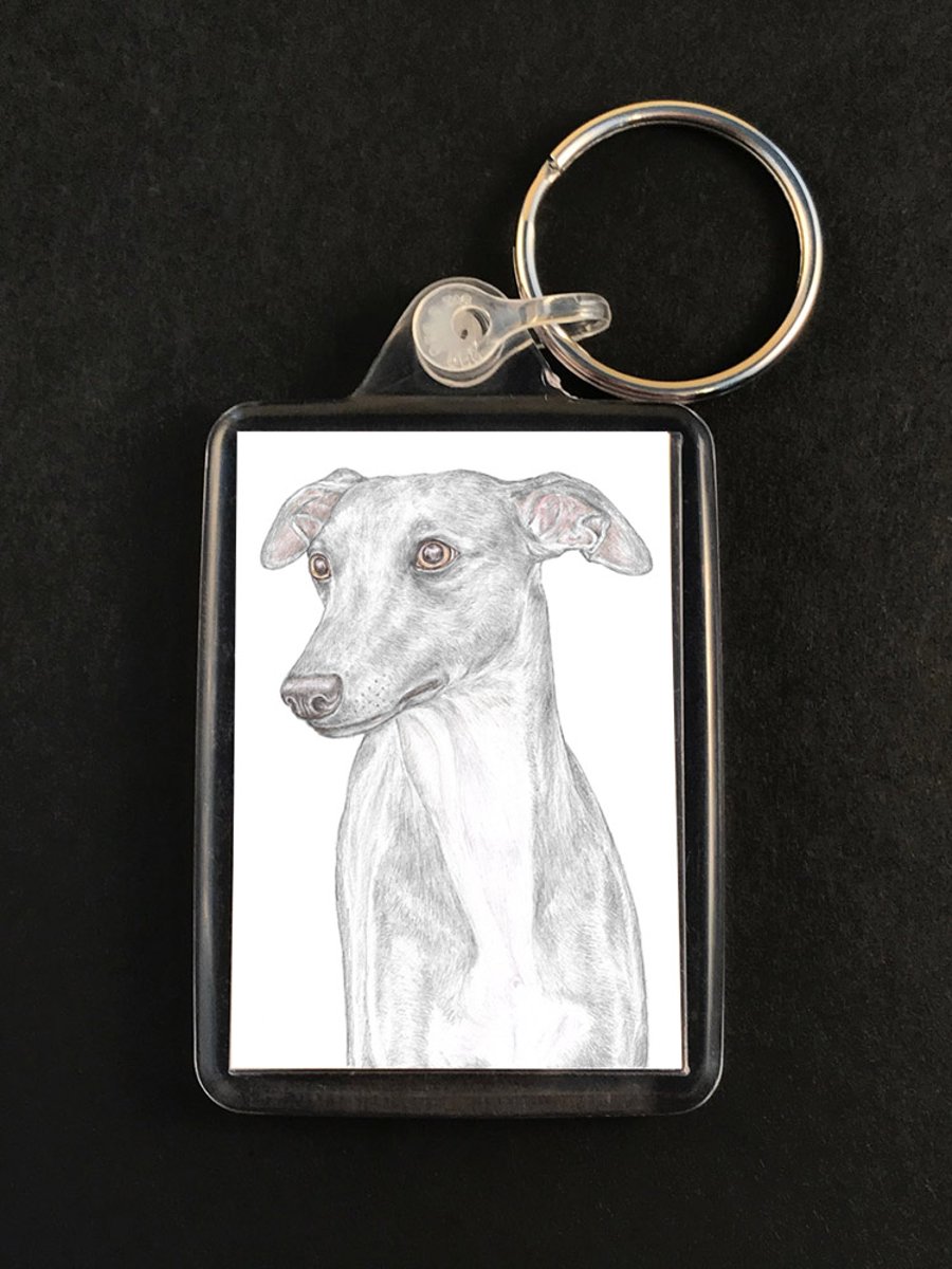 Jim the Whippet - Keyring