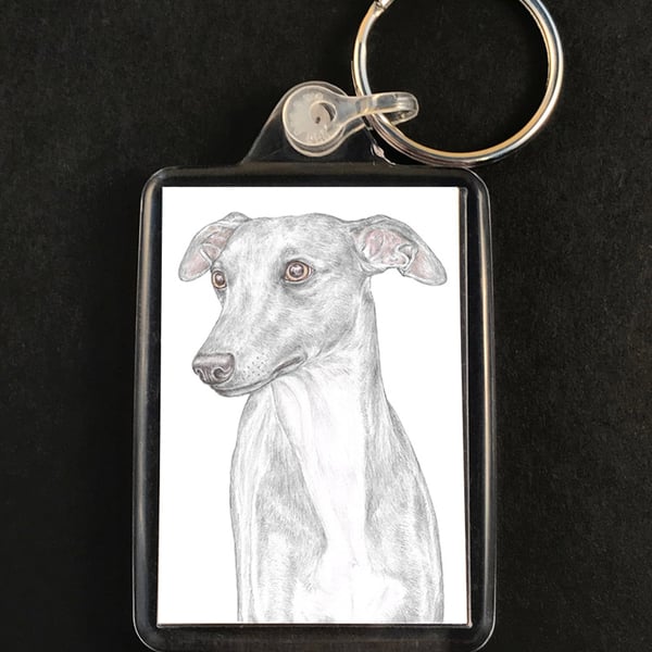 Jim the Whippet - Keyring