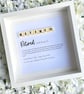 Retired Retirement Scrabble Minifigures Frame Personalised 