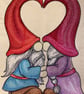 Gonk Embroidered cushion cover  - Image 3