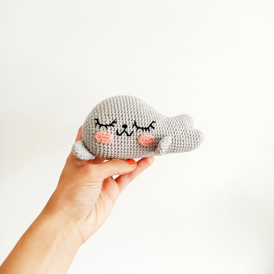 Cute Seal Crochet Toy 