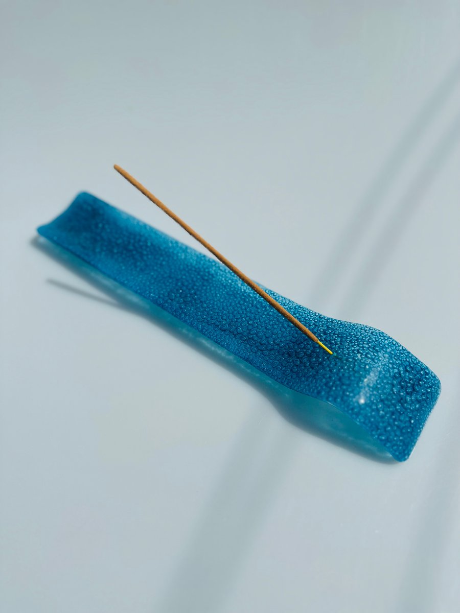Fused Glass Bubble Incense Burner Holder