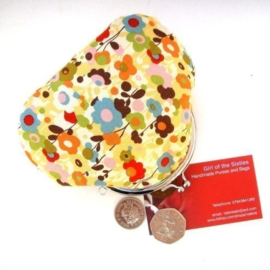 HALF PRICE TODAY Moda Wonderland Fabric Credit Card/Coin Purse