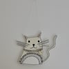 'Be the person that your cat thinks you are' Kitty Cat - Hanging Decoration