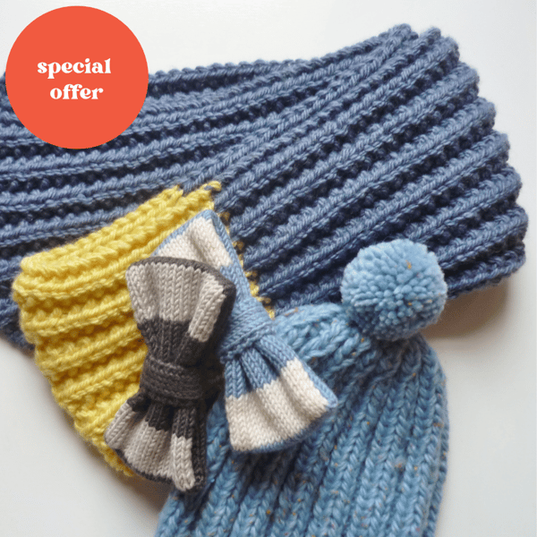 Teens winter knitwear - Seconds Sunday - Guys' gift set