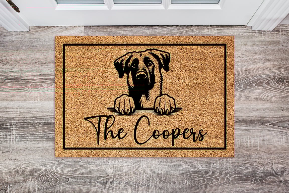 Anatolian Shepherd Door Mat - Personalised Anatolian Shepherd Welcome Mat 