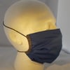 Adult Fabric Face Covering - Plain Blue