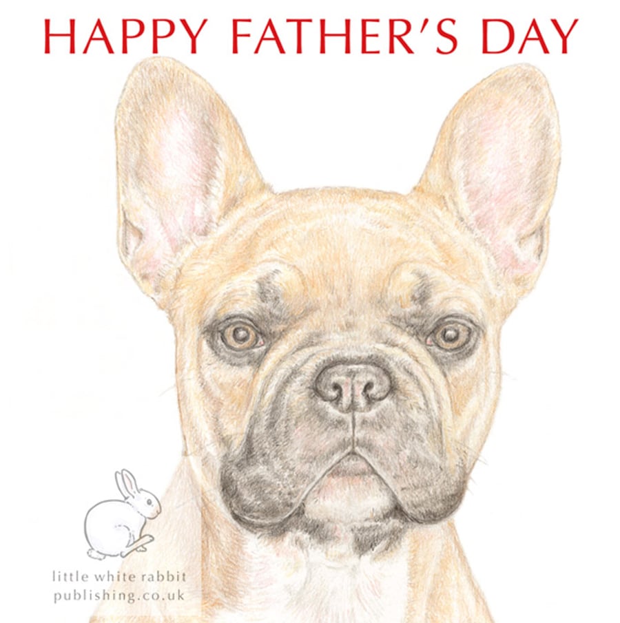 Vinnie the French Bulldog - Father's Day Card
