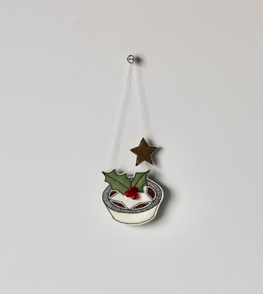 'Mince Pie' - Hanging Decoration