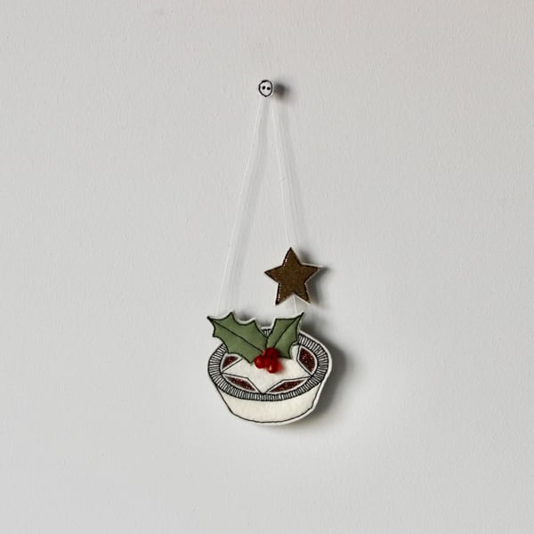 'Mince Pie' - Hanging Decoration