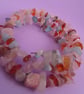 Pastel Gemstone Memory Wire Bracelet - Image 3