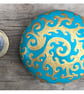 Gold on Blue - Image 8