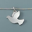 Sterling Silver Dove Pendant – Peace and Hope Jewellery