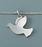 Sterling Silver Dove Pendant – Peace and Hope Jewellery