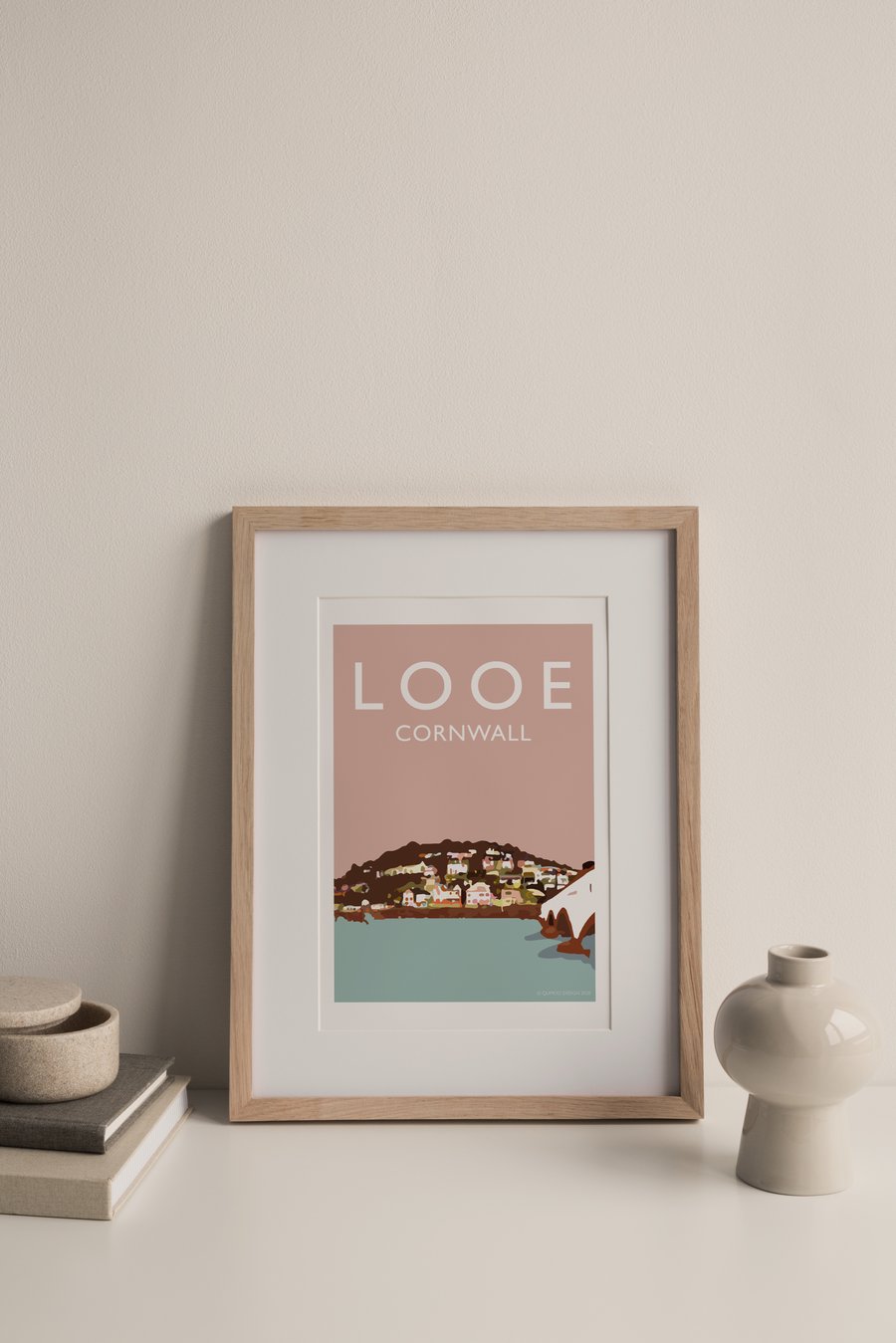 Looe, Cornwall Giclee Travel Print