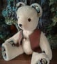 Acorn, collectable bear hand made from Alpaca wool fabric, Autumnal colours. - Image 5