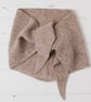 Lambswool neckerchief - cobble