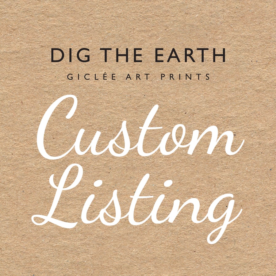 Custom Listing for Sheilah