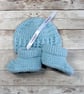 New Baby Gift Set, Handmade Crochet Cardigan Hat and Shoes - Image 4