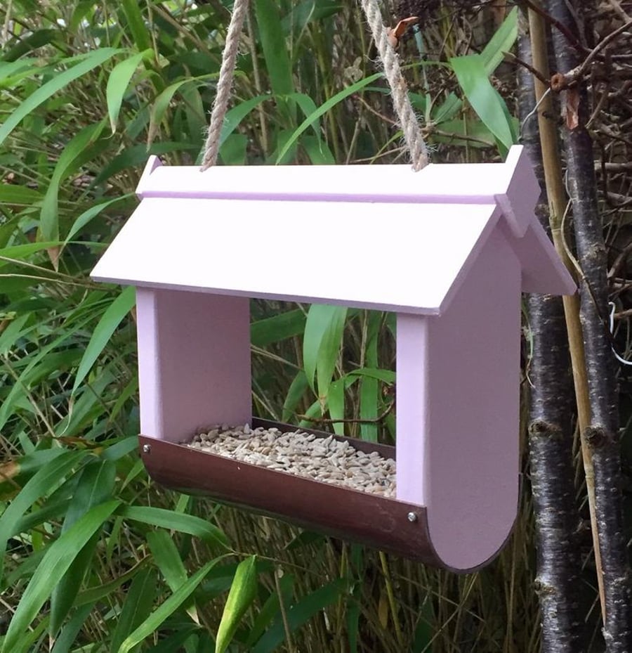 Hanging Bird Feeder , Handmade for your Garden 