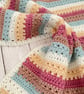 Pink Crochet Baby Blanket - Handmade - New Baby Girl - Nursery Keepsake - Image 8