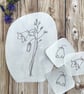 Harebell embroidery patches. DIY hand embroidery patterns - Image 1